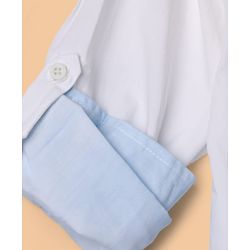 Pine Kids Cotton Woven Ombre Shirt with Full Sleeves in Blue for 4-5 Years