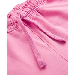 Pine Kids Cotton Knit Full Length Lounge & Track Pants With Pockets - Pink