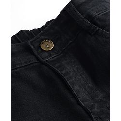Pine Kids Denim Woven Full Length Jeans - Black
