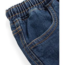 Pine Kids Denim Woven Full Length Jeans with Cargo Pockets - Blue