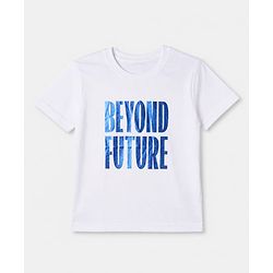 Pine Kids Cotton Mix Knit Full Sleeves Blazer With Text Printed Inner Tee - Navy Blue