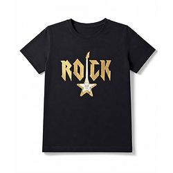Pine Kids Cotton Knit Full Sleeves Blazer With Rock Text Print - Mustard