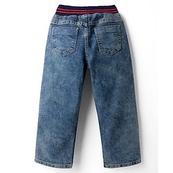 Pine Kids Denim Woven Full Length Jeans - Navy Blue