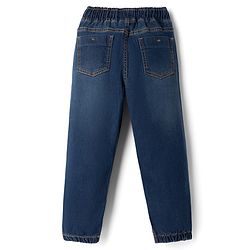 Pine Kids Cotton Mix Woven Solid Denim Jeans in Navy Blue