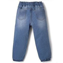 Pine Kids Denim Woven Full Length Jeans in Light/Sky Blue