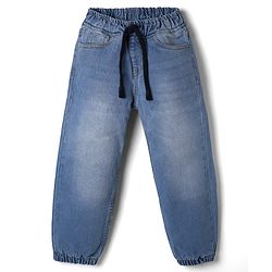 Pine Kids Denim Woven Full Length Jeans in Light/Sky Blue