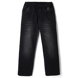 Pine Kids Denim Woven Full Length Jeans in Black