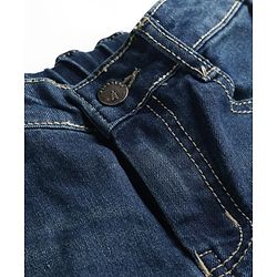 Pine Kids Denim Woven Tinted Full Length Jeans - Blue