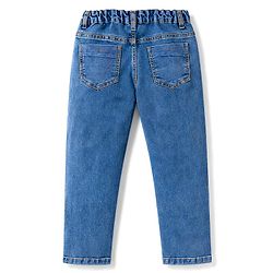 Pine Kids Denim Woven Full Length Solid Jeans - Blue