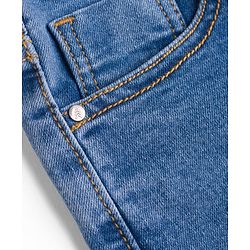 Pine Kids Denim Woven Full Length Solid Jeans - Blue