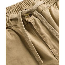 Pine Kids Cotton Elastane Woven Above Knee Length Solid Shorts - Beige