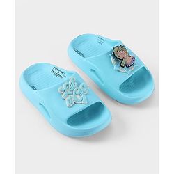 Pine Kids Disney Slip On Flip Flop With Frozen Applique - Light Blue