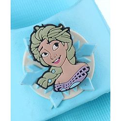 Pine Kids Disney Slip On Flip Flop With Frozen Applique - Light Blue