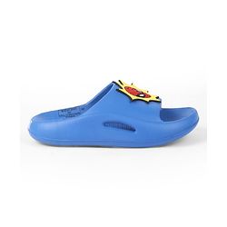 Pine Kids Marvel Slip On Sliders With Spider Man Applique - Blue