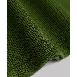 Pine Kids Knit Full Sleeves Solid Woolen Dress - Green