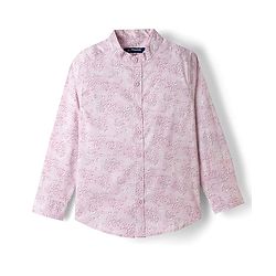 Pine Kids 100% Cotton Woven Full Sleeves Abstract Printed Shirt - Multicolor