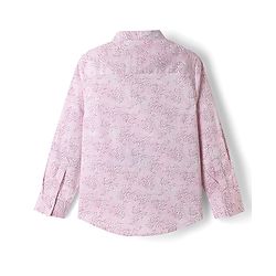 Pine Kids 100% Cotton Woven Full Sleeves Abstract Printed Shirt - Multicolor