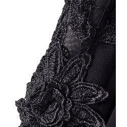Pine Kids Woven Full Sleeves Solid Colour Top with Lace Detailing in Sleeves- Black