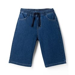 Pine Kids Cotton Woven Solid Color Half Sleeves Shirt & Shorts Set - Light Blue