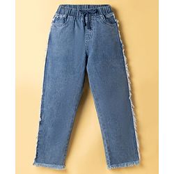 Pine Kids Cotton Knit Full Sleeves Shirt & Jeans Set with Jacket - Blue