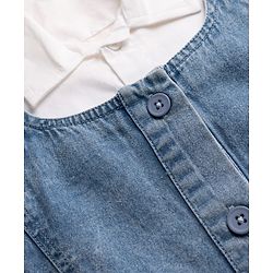 Pine Kids Cotton Knit Full Sleeves Shirt & Jeans Set with Jacket - Blue