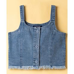 Pine Kids Cotton Knit Full Sleeves Shirt & Jeans Set with Jacket - Blue
