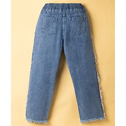 Pine Kids Cotton Knit Full Sleeves Shirt & Jeans Set with Jacket - Blue