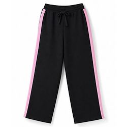 Pine Kids Cotton Looper Knit Half Sleeves Girls Power Printed Top & Pant Set - Pink