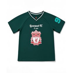 Pine Active Knit Half Raglan Sleeves Football Tee & Shorts Set - Green