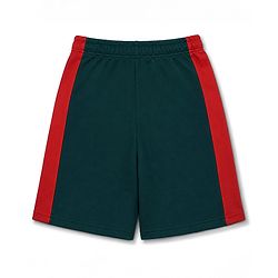 Pine Active Knit Half Raglan Sleeves Football Tee & Shorts Set - Green