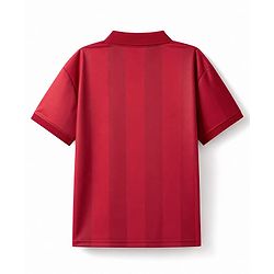 Pine Active Knit Half Sleeves Liverpool Fan Club Printed T-Shirt & Shorts Football Jersey Set - Maroon