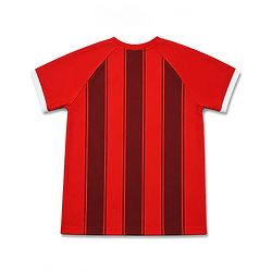 Pine Active Knit Half Raglan Sleeves Real Madrid Printed T-Shirt with Shorts Football Set - Red