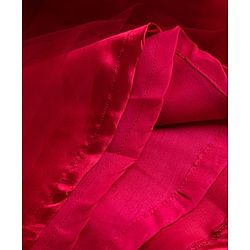 Pine Kids Mesh Woven Sleeveless Party Dress With Sequin Detailing - Dark Pink