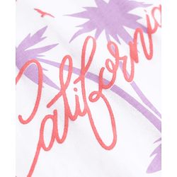 Pine Kids Cotton Knit Half Sleeves T-Shirt with California Unlimited Adventure Print - White