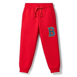 Pine Kids 100% Cotton Knit Full Sleeves Text Printed Winter Wear Set - Red