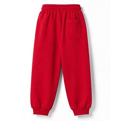 Pine Kids 100% Cotton Knit Full Sleeves Text Printed Winter Wear Set - Red