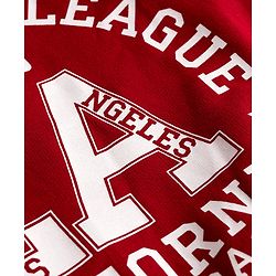 Pine Kids Looper Knit Full Sleeves Text Printed T-Shirt & Lounge Pant Set -  Maroon