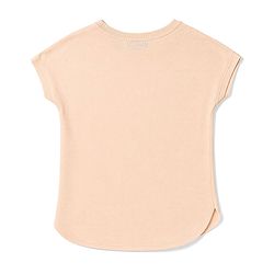 Pine Kids Cotton Knit Half Sleeves Text Printed Top & Shorts Set - Peach & Green