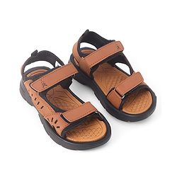 Pine Kids Slip-On Open-toe Sandals - Brown