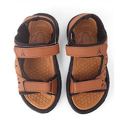 Pine Kids Slip-On Open-toe Sandals - Brown