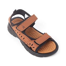 Pine Kids Slip-On Open-toe Sandals - Brown