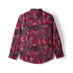 Pine Kids 100% Cotton Woven Full Sleeves Floral Printed Shirt - Multicolor