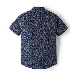 Pine Kids 100% Cotton Woven Half Sleeves Floral Printed Shirt - Multicolor