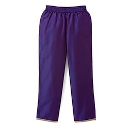 Pine Kids Woven Three Fourth Sleeves Embroidered Yoke Kurti Churidar Set with Dupatta - Violet