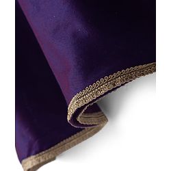 Pine Kids Woven Three Fourth Sleeves Embroidered Yoke Kurti Churidar Set with Dupatta - Violet
