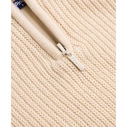 Pine Kids Knit Full Sleeves Solid Colour High Neck Pullover- Beige