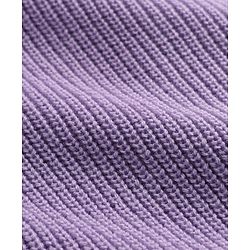 Pine Kids Knit Full Sleeves Solid Sweater Set - Purple