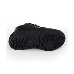 Pine Kids Velcro Closure Solid School Shoes - Black