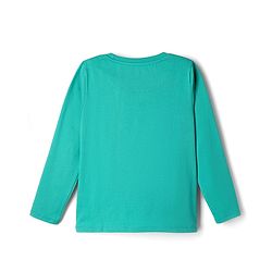 Pine Kids Disney Single Jersey Knit Full Sleeves T-Shirt & Pyjama Night Suit with Mickey Mouse Graphic - Mint