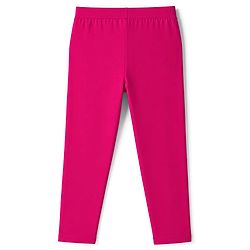 Pine Kids Cotton Lycra Knit Full Length Solid Colour Leggings -  Dark Pink